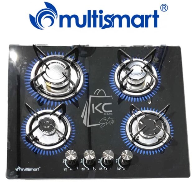 Plaque de cuisson Multismart 4 feux – Vitrocéramique noire